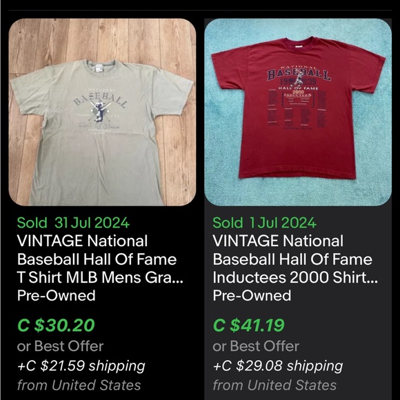 Vintage 1996 Hall Of Fame Baseball T-Shirt / XL / Made In USA - Picture 10 of 10